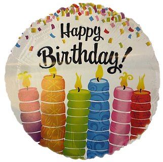 17\" Happy Birthday Candles