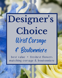 Designer\'s Choice - Wrist Corsage & Boutonniere