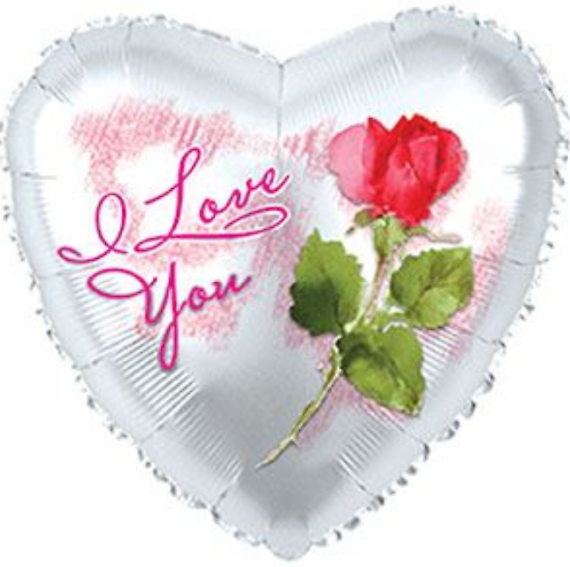 I Love You Rose Heart