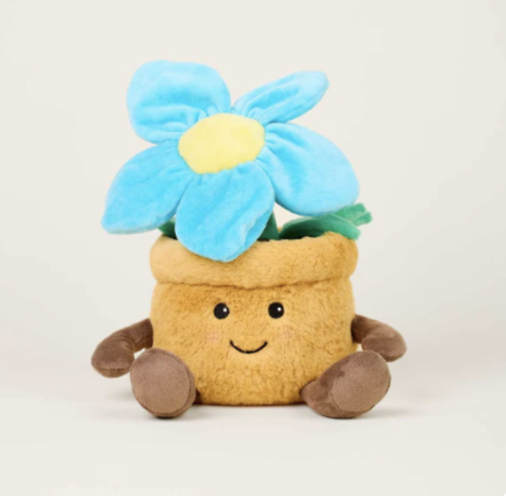 Warmie - Blue Flower Pot