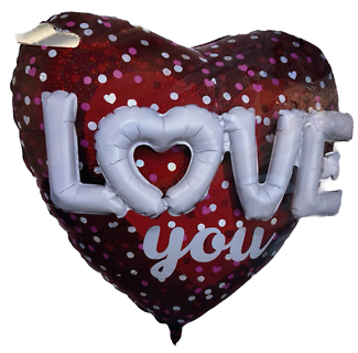 27\" I Love You Heart