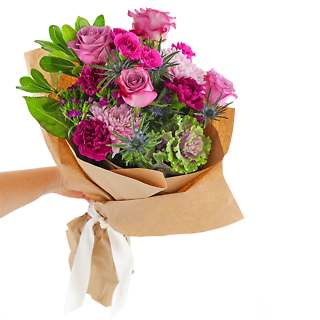 The Amethyst Wrapped Bouquet