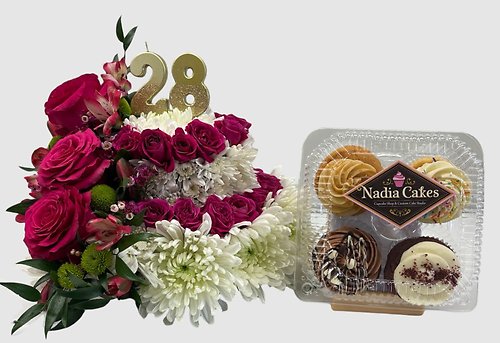 Double Decker Cake Plus Cupcakes!