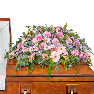 Glorious Garden Casket Spray
