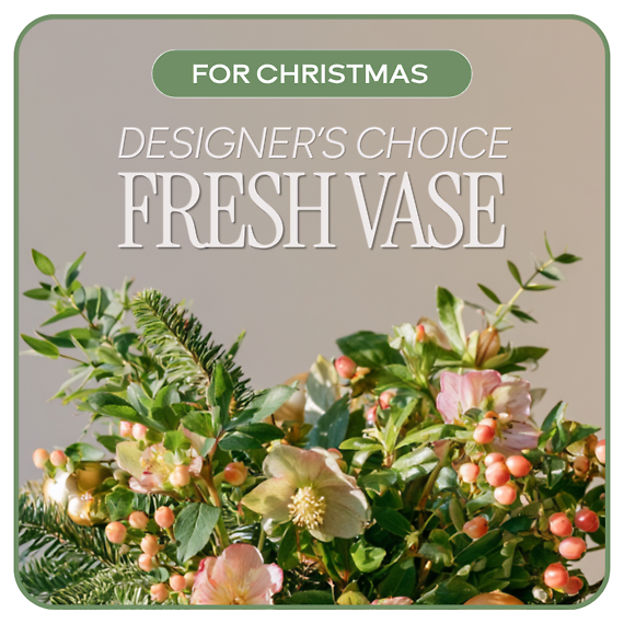 Designer\'s Choice Christmas in a Vase