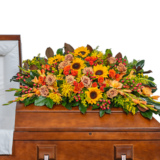 Sunset Serenade Casket Spray