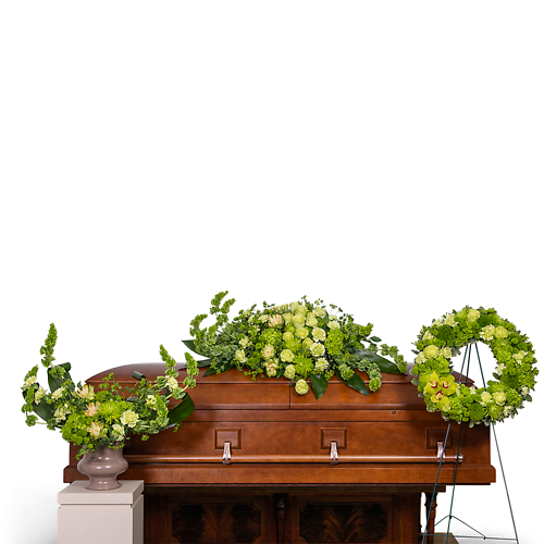 Tranquil Oasis Trio with Roses