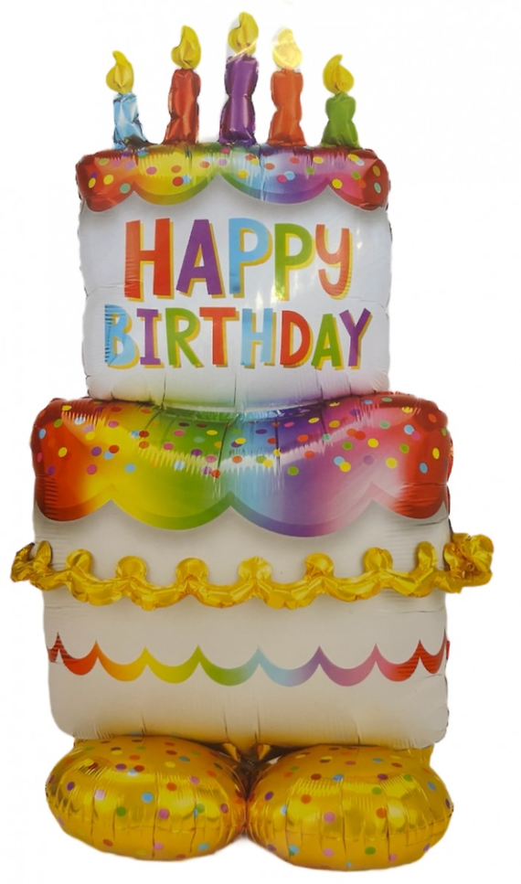 53\" Birthday Cake Balloon
